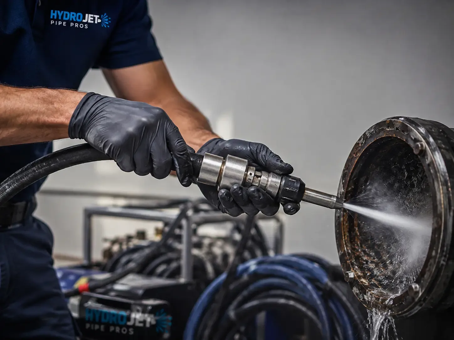 Hydro Jet Pipe Descaling in Monitor, WA